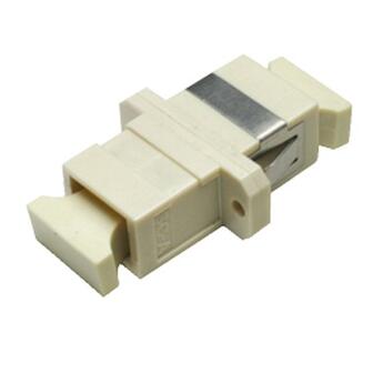 ADA-SCUSPHBRBEIGE Fiberworks AS  Adapter MM SC-SPX OM1/OM2, Beige Med flens, metall klips, keramisk hylse